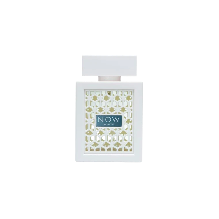 Now White de Lattafa — perfume perfumería árabe en Panamá